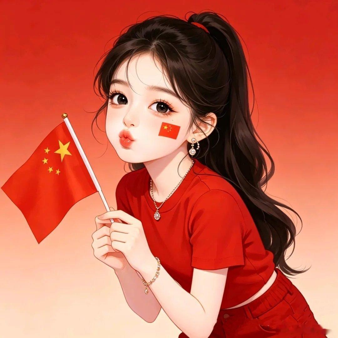 华夏之光⭐青春洋溢爱国小妞专属头像～🇨🇳🇨🇳 