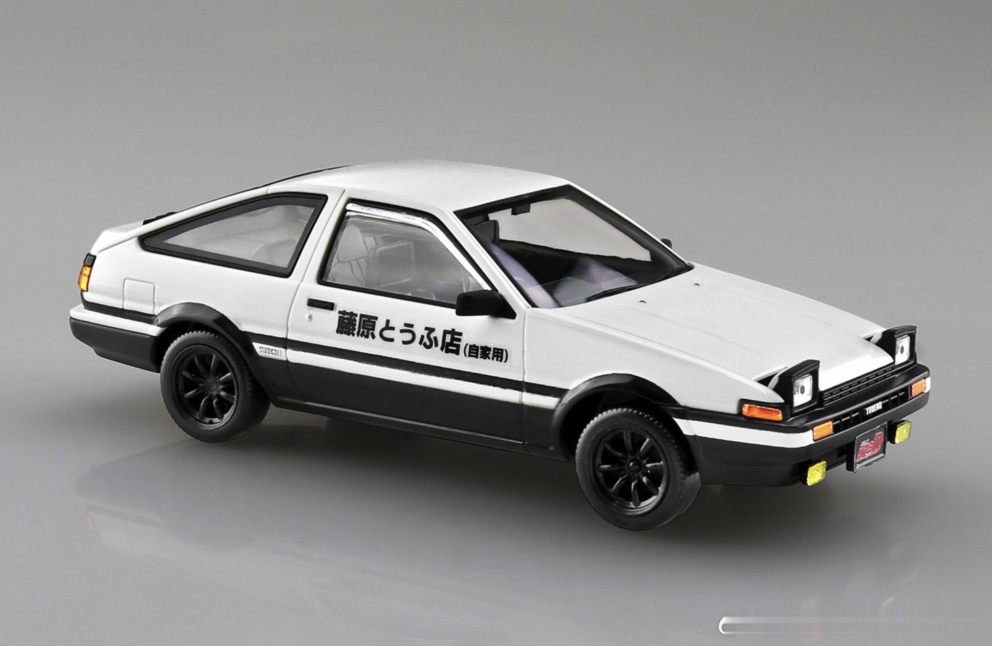 11月新品1/32 Snap Kit 系列《头文字D》主角座驾——藤原拓海 AE