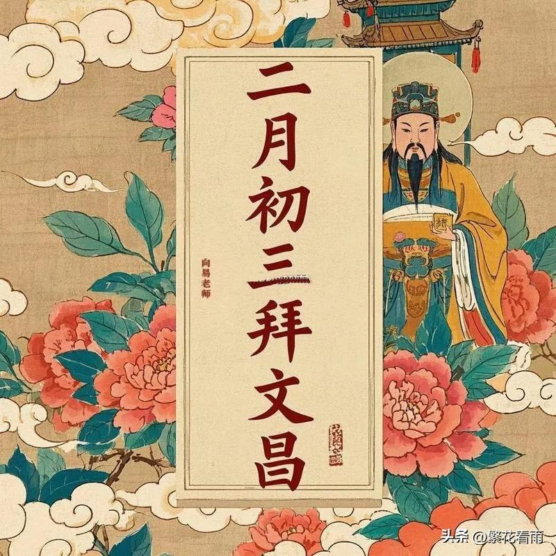 今天是农历二月初三，也是传统中的“文昌帝君圣诞”，是祈愿文运昌隆、学业精进的日子