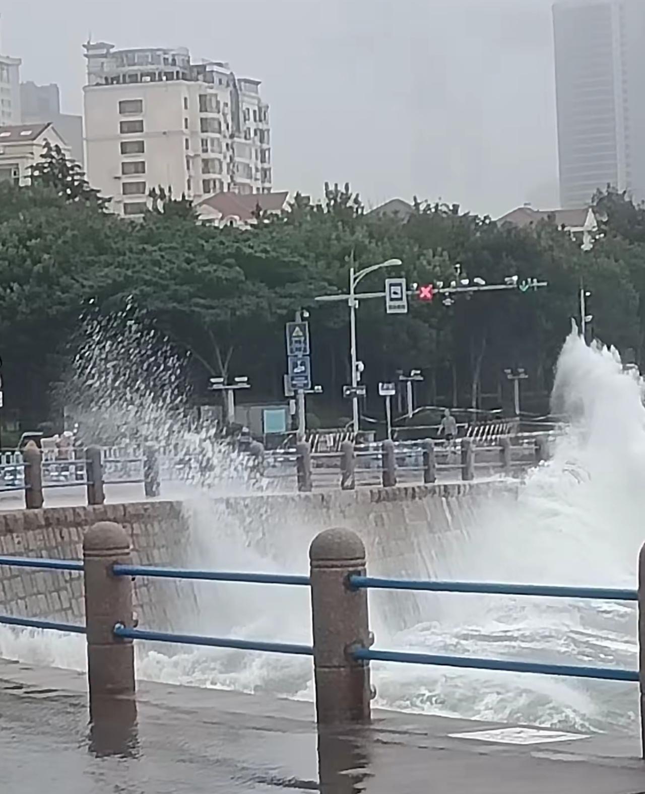 台风“巴威”未直接登陆青岛，而是横穿山东半岛移入黄海
微头条《原创》
台风“巴威