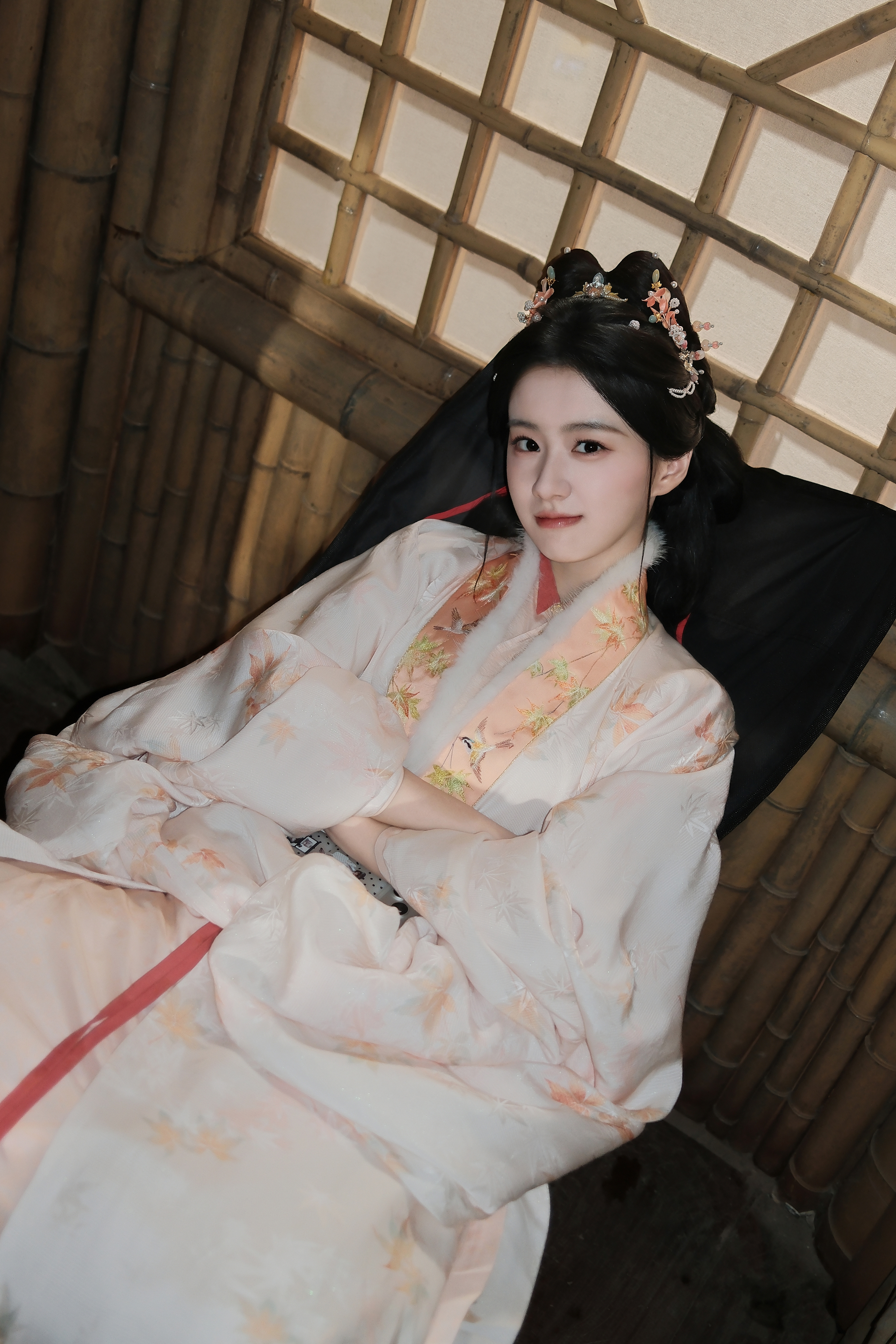 这套新皮肤蛮好看的～～～🍊🍊🍊包上恩 《窈窈有期》☽ 橙衣+毛领 