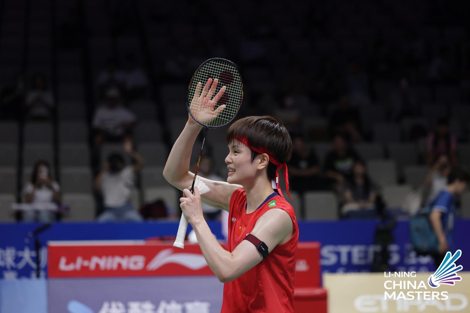 王祉怡🇨🇳 21-15、23-21 🇹🇭因达农🔥王祉怡第二局16-20