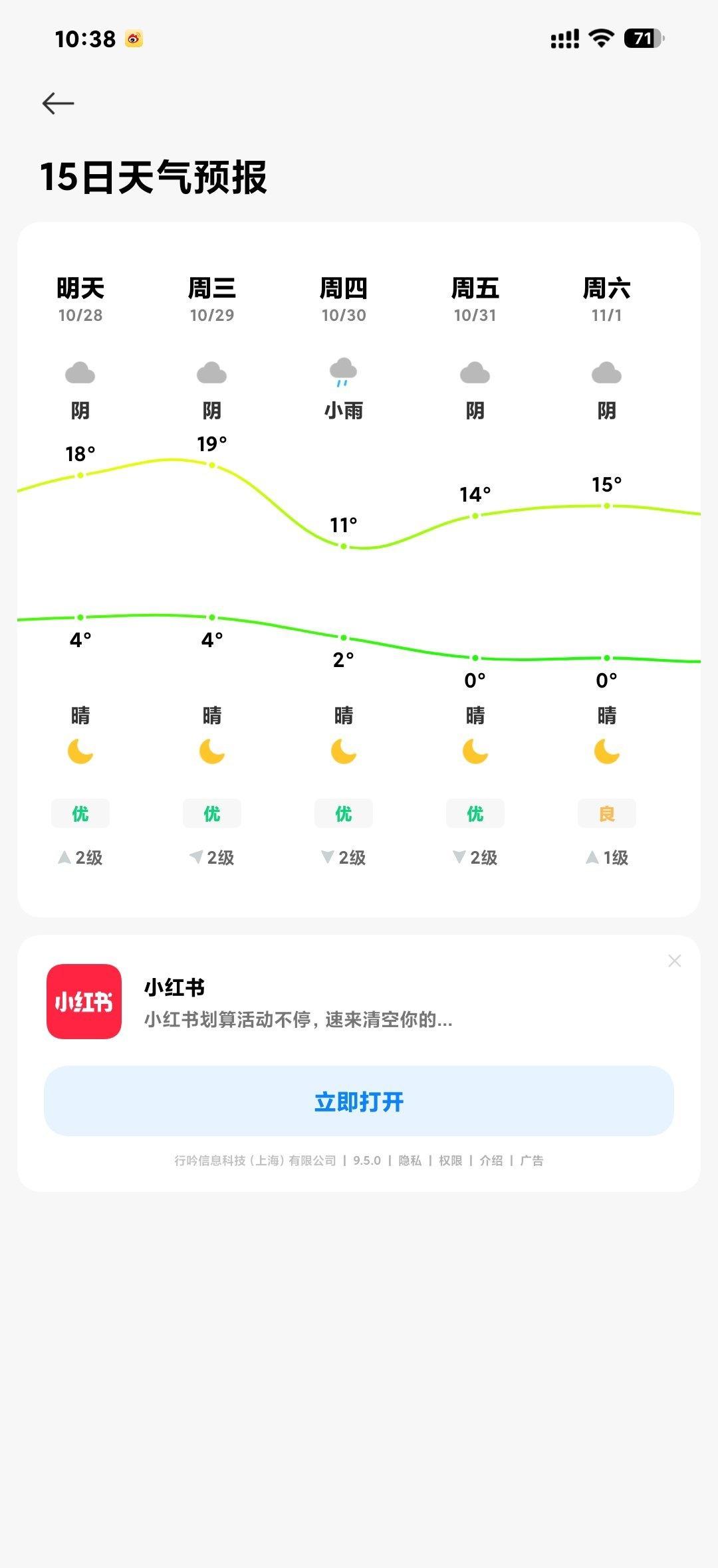 我该说你冷还是热？