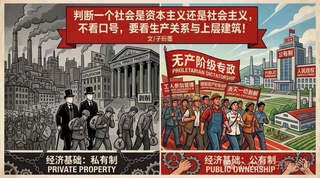 看一个社会是姓资还是姓社，不能光看口号。