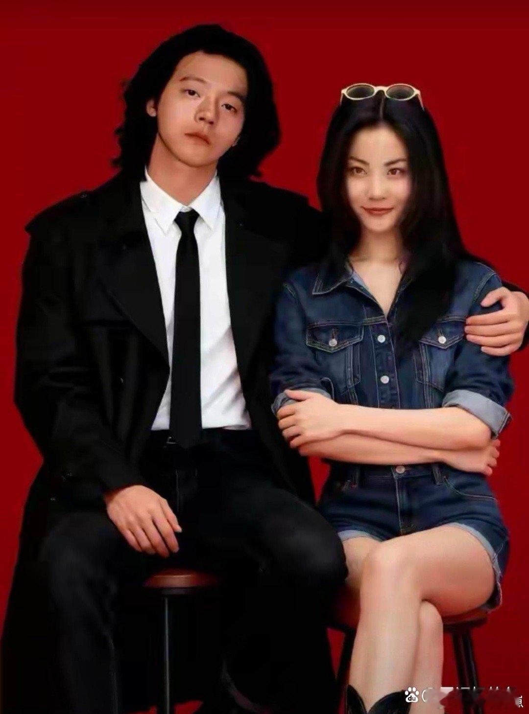 翻到王菲和窦唯年轻时的合照，菲姐清冷又灵动，窦唯满是少年桀骜的文艺感，一帧定格了