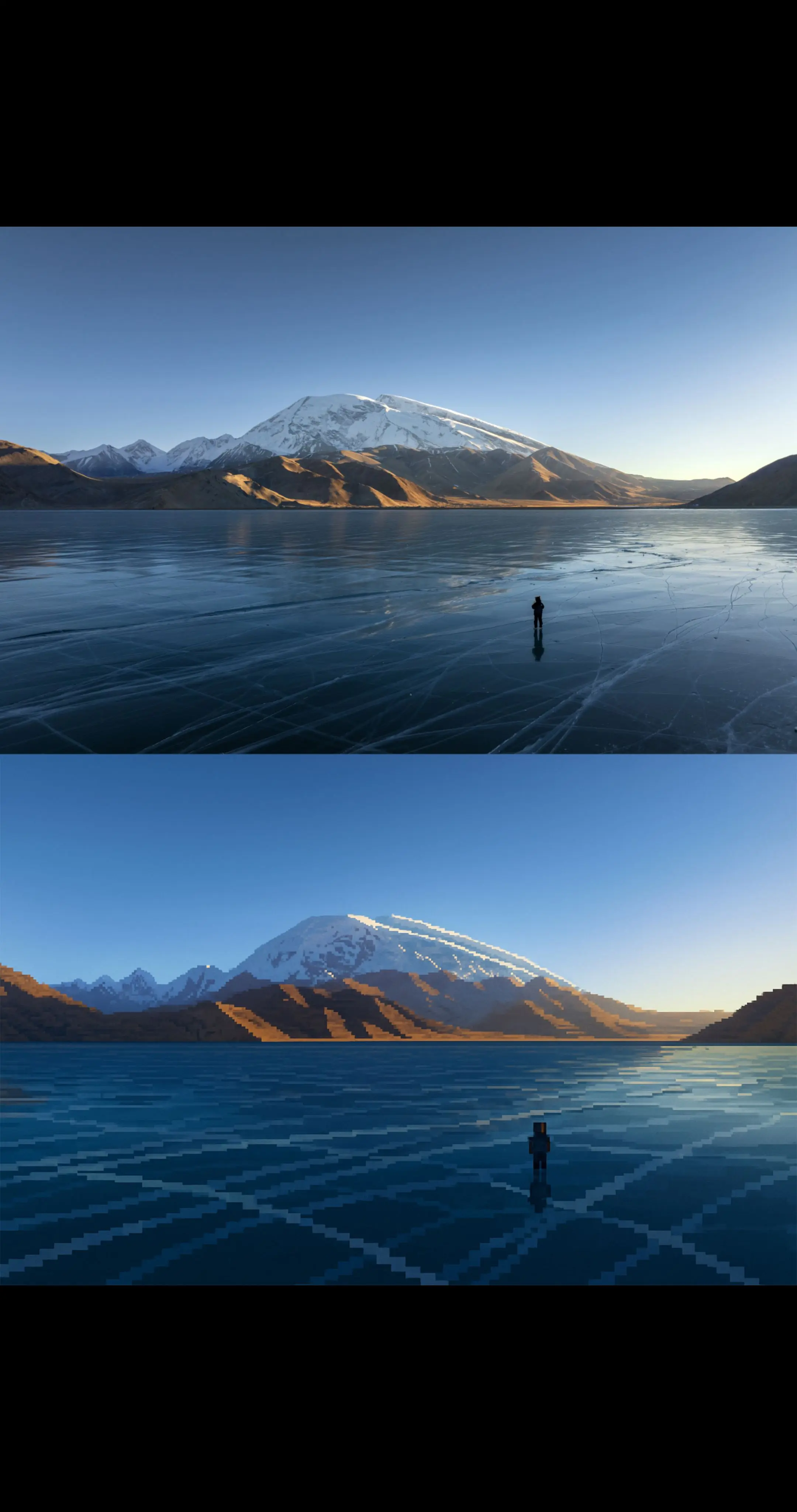 当我把南疆旅行的照片变成像素风。