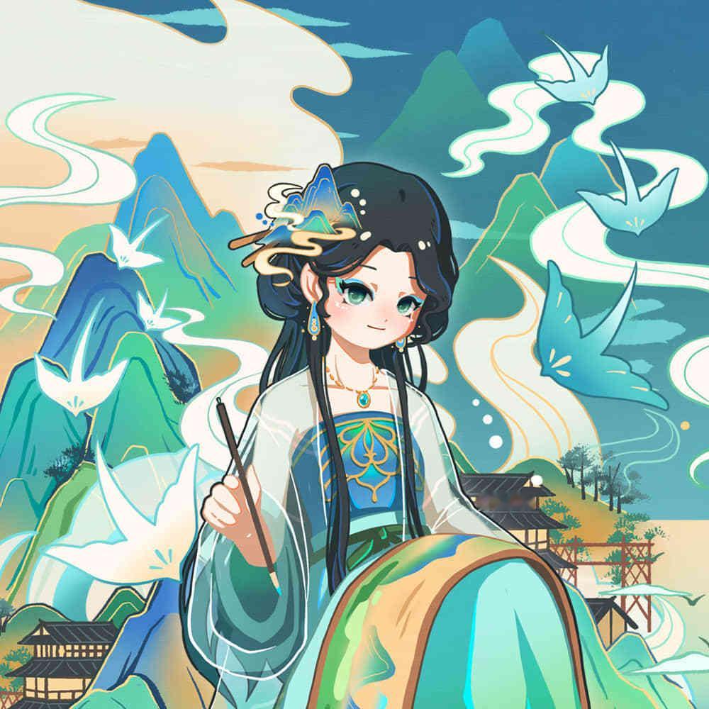 造型翻新不停，甜美始终如一！我正在使用 SVIP会员专属执笔绘新岁系列主页皮肤装