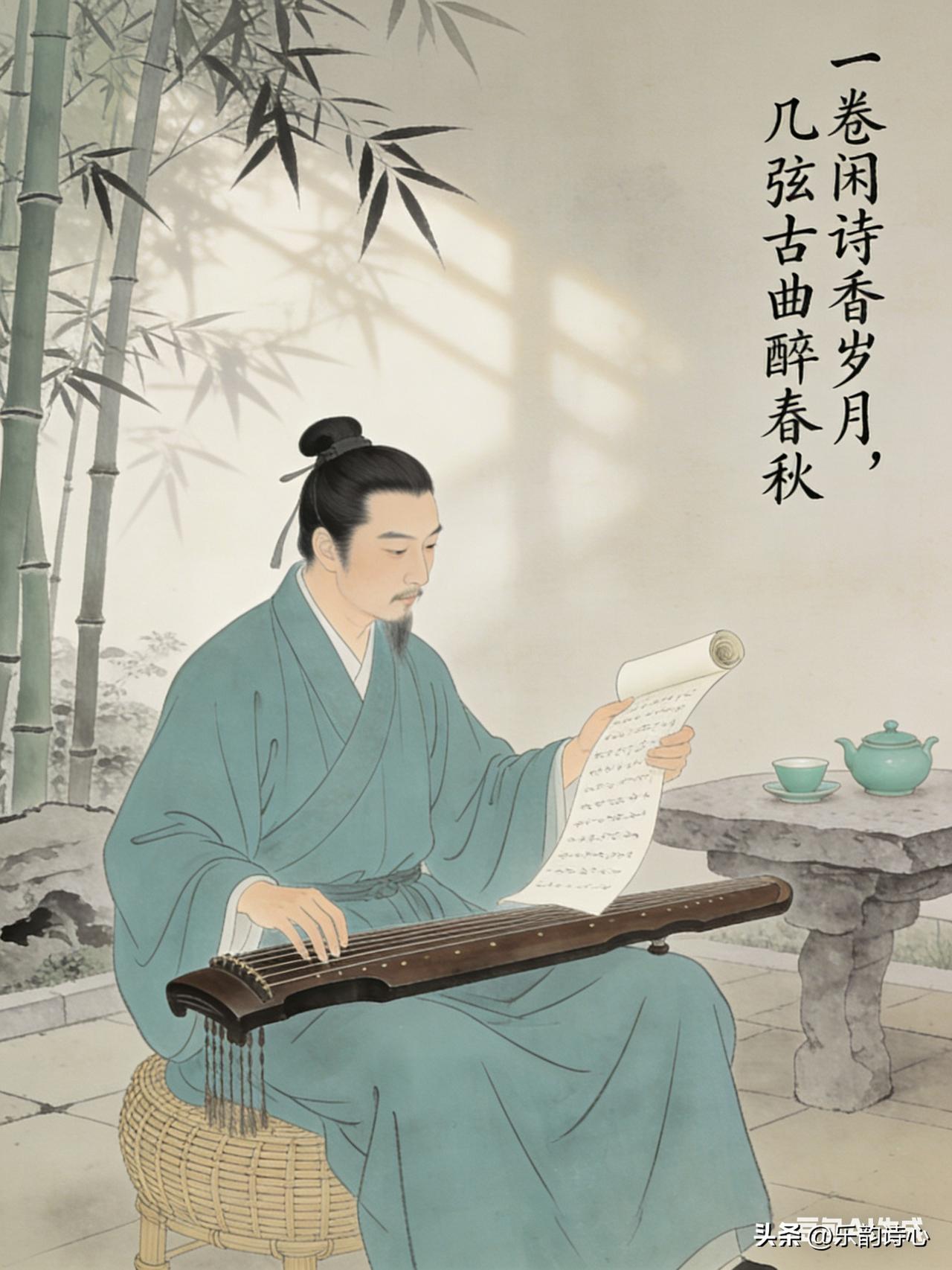 对联是中华文化的瑰宝，这上联“一卷闲诗香岁月”很有意境，描绘出一种悠然闲适，让岁