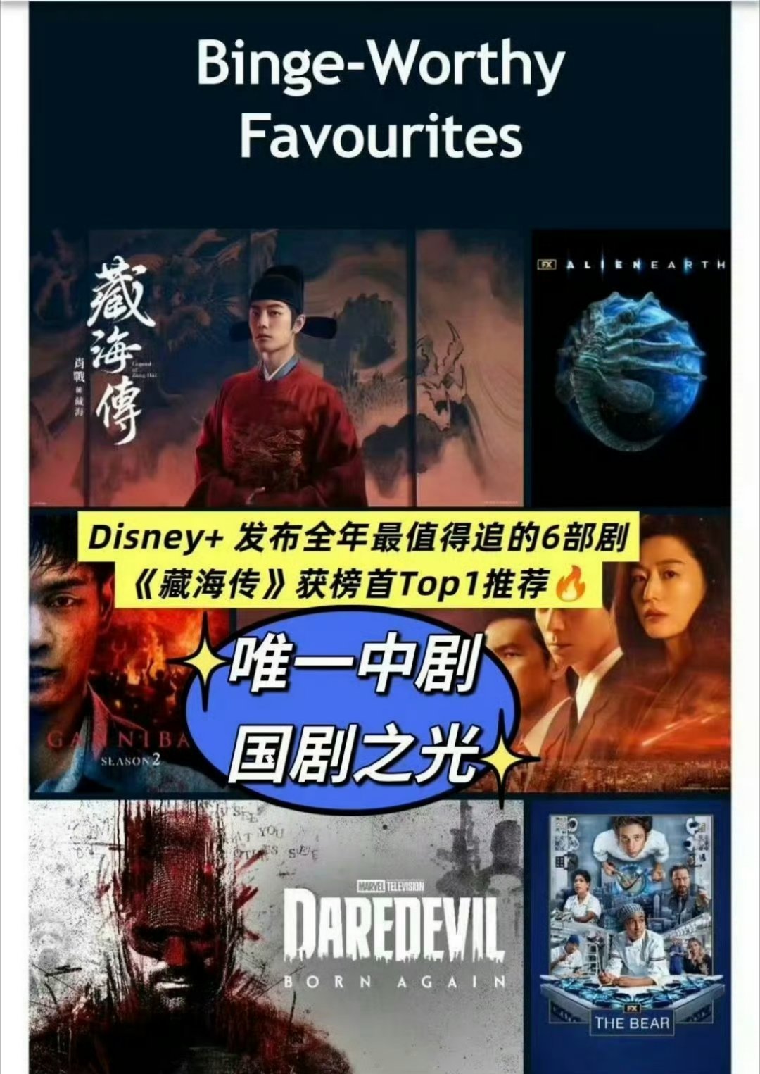 藏海传迪士尼最爱剧集TOP1肖战《藏海传》国剧之光的含金量还在上升⬆️ 