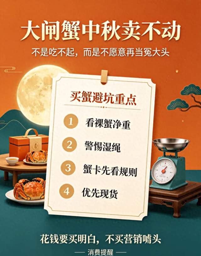 大闸蟹中秋卖不动，不是吃不起，而是不愿意再当冤大头