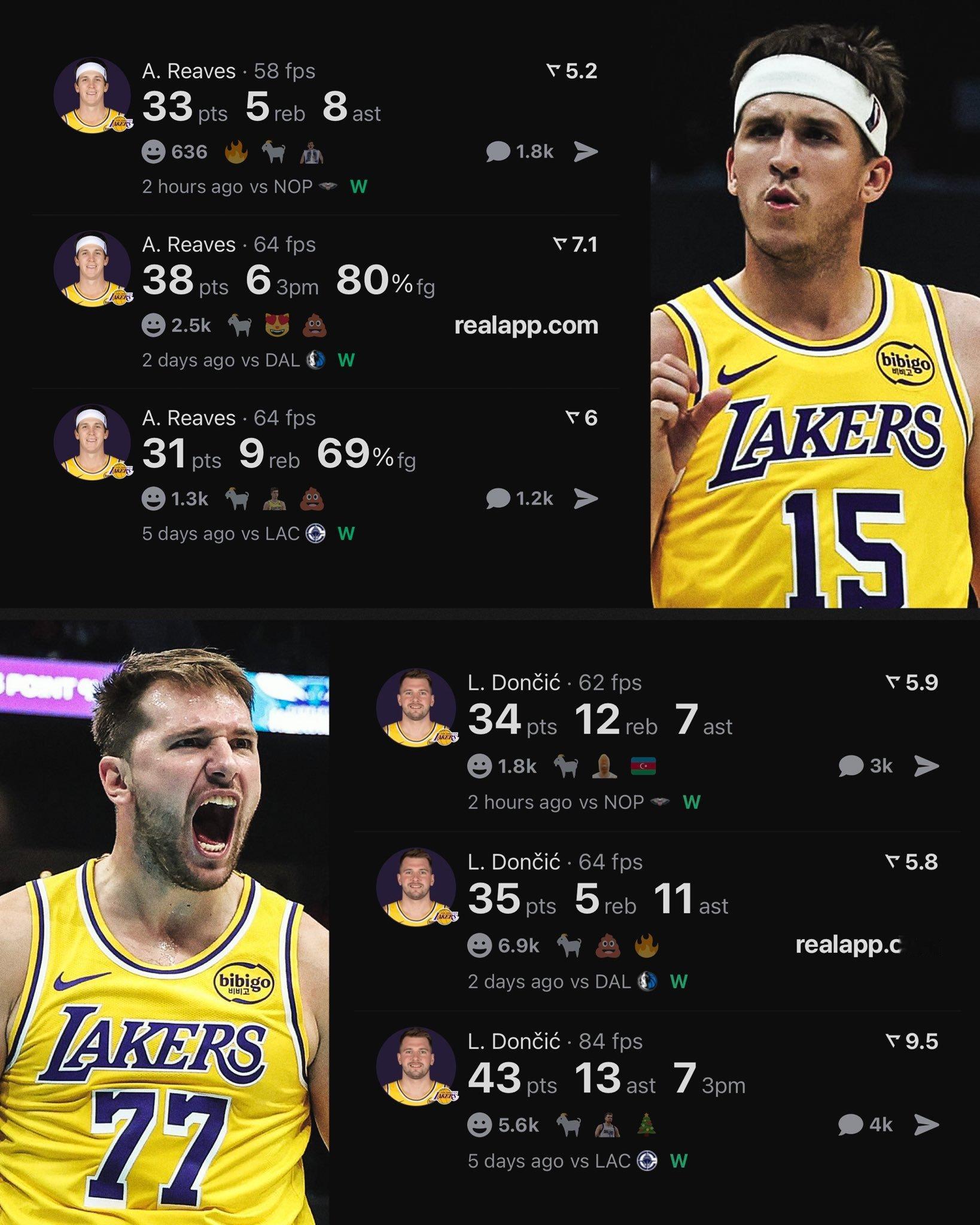 东契奇和里夫斯是近50年第4对连续三场同砍30+的队友2023 字母+利拉德20