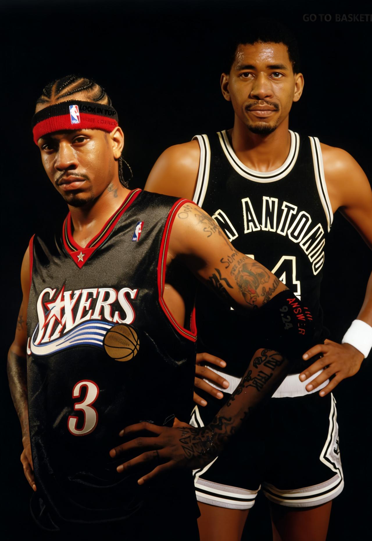 同为四届得分王，“冰人”乔治-格文和“答案”艾弗森，在你看来谁的历史排名里理应高