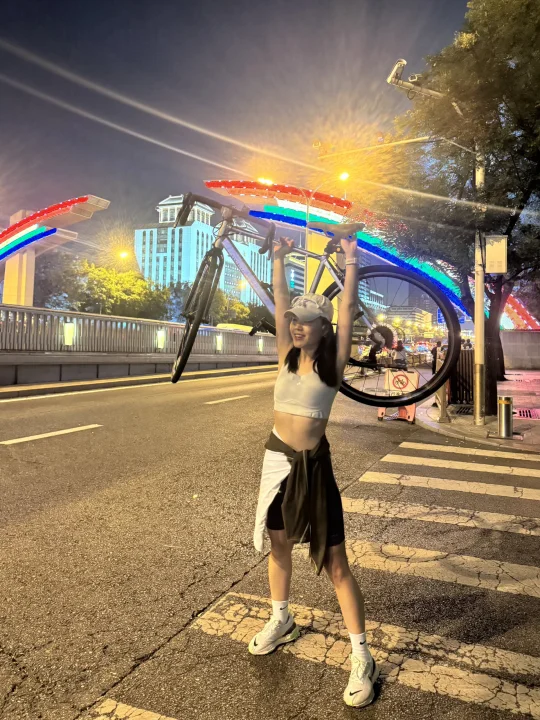 🚴🏻‍♀️35km｜每年一度的国庆天安门夜骑～