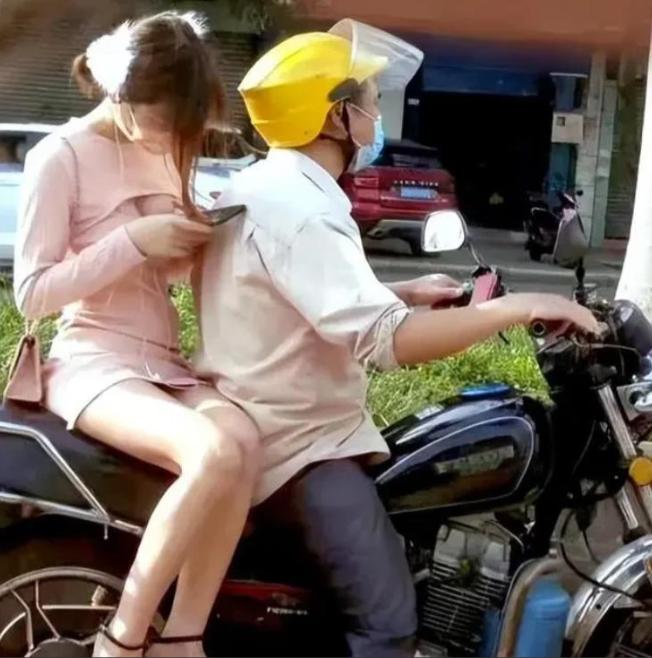 “天上掉下个林妹妹？”广东，男子开摩的，遇到一醉酒女子，因不知道住址，只好带回出