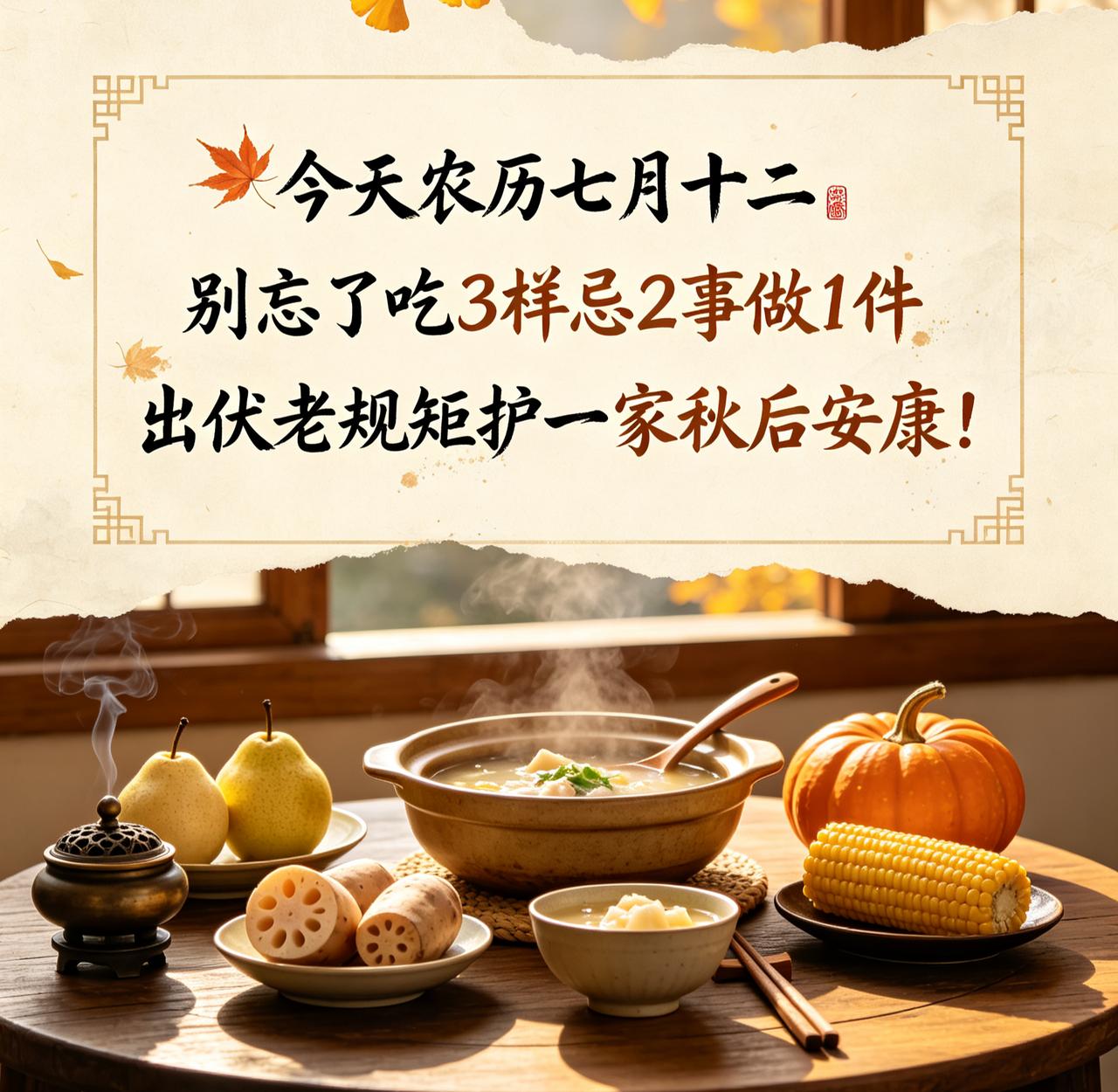 【8月24日，七月初十二出伏：黄历让嫁娶出行、但6件别碰，别看开日就猛冲】

昨