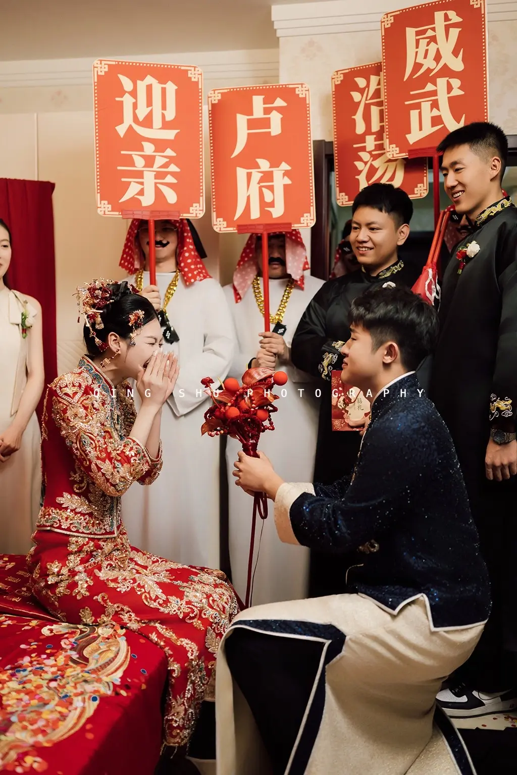谁懂这个bgm杀伤力。“啊啊啊～三书六礼” “啊啊啊～明媒正娶” “红...