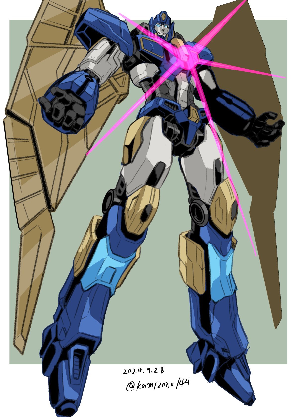 御天敌Art by kamizono144#变形金刚:起源# ​​​