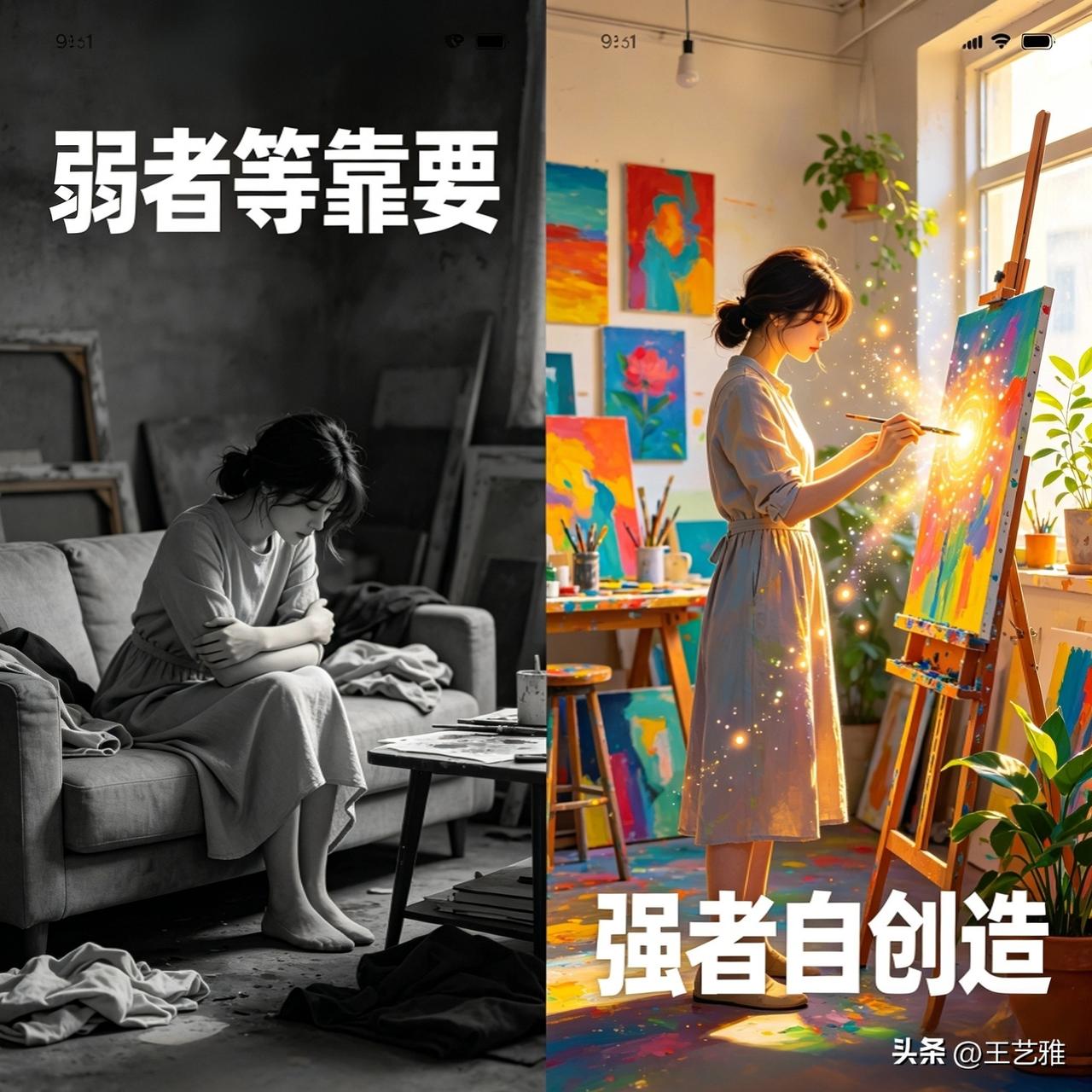 退休第594天，午安。

离婚后，我开始试着和自己谈一场长久的恋爱。

试着学习