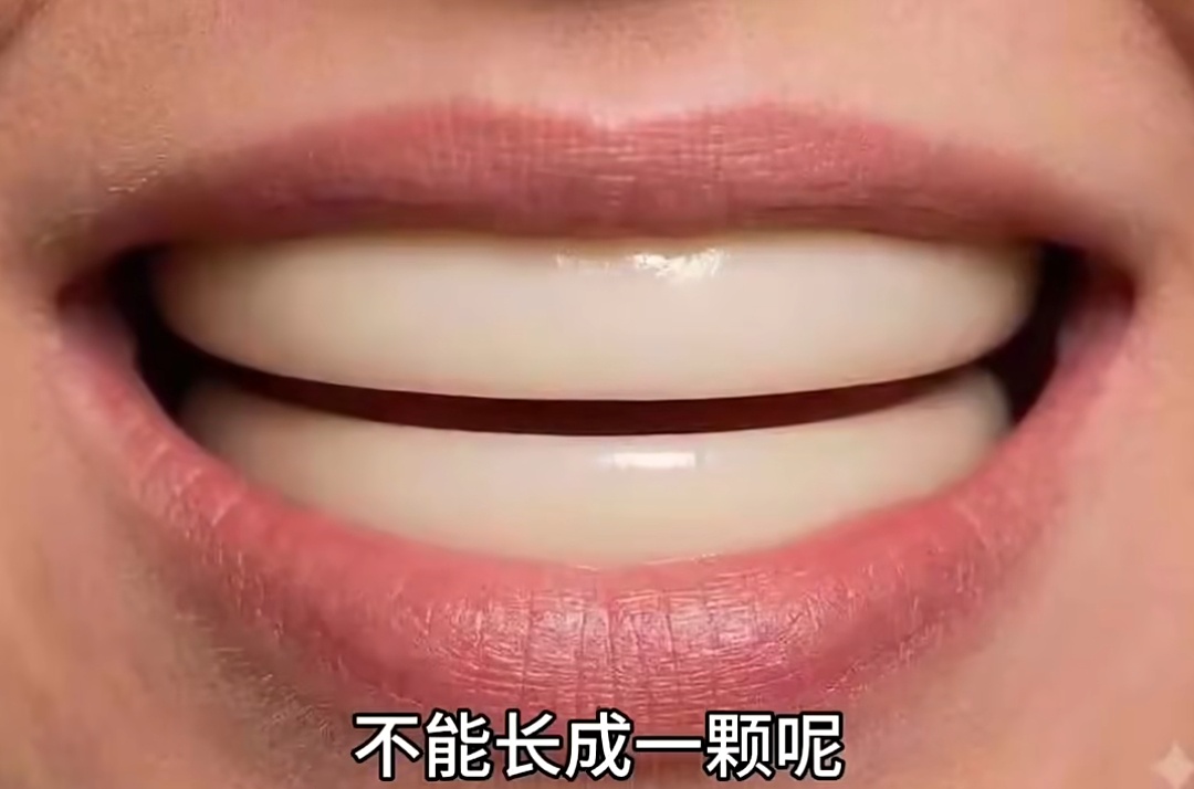 为什么人类的牙齿不能长成一整颗呢？这样不是很好吗 