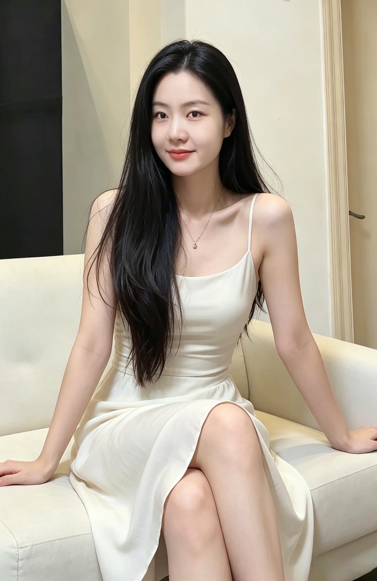 素衣凝玉韵，柔态自天成。
不染尘世俗，芳心若水明。