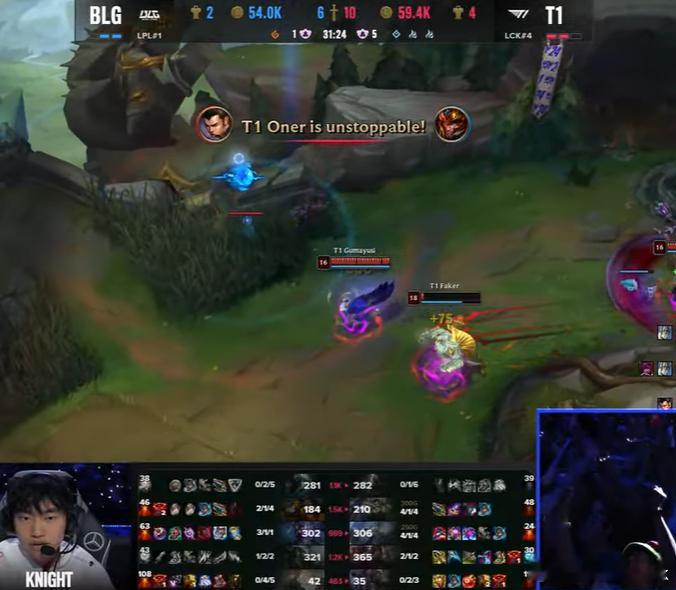 这都没死，Faker，LPL的永恒梦魇。#Faker丝血逃生##BLG和T1决胜