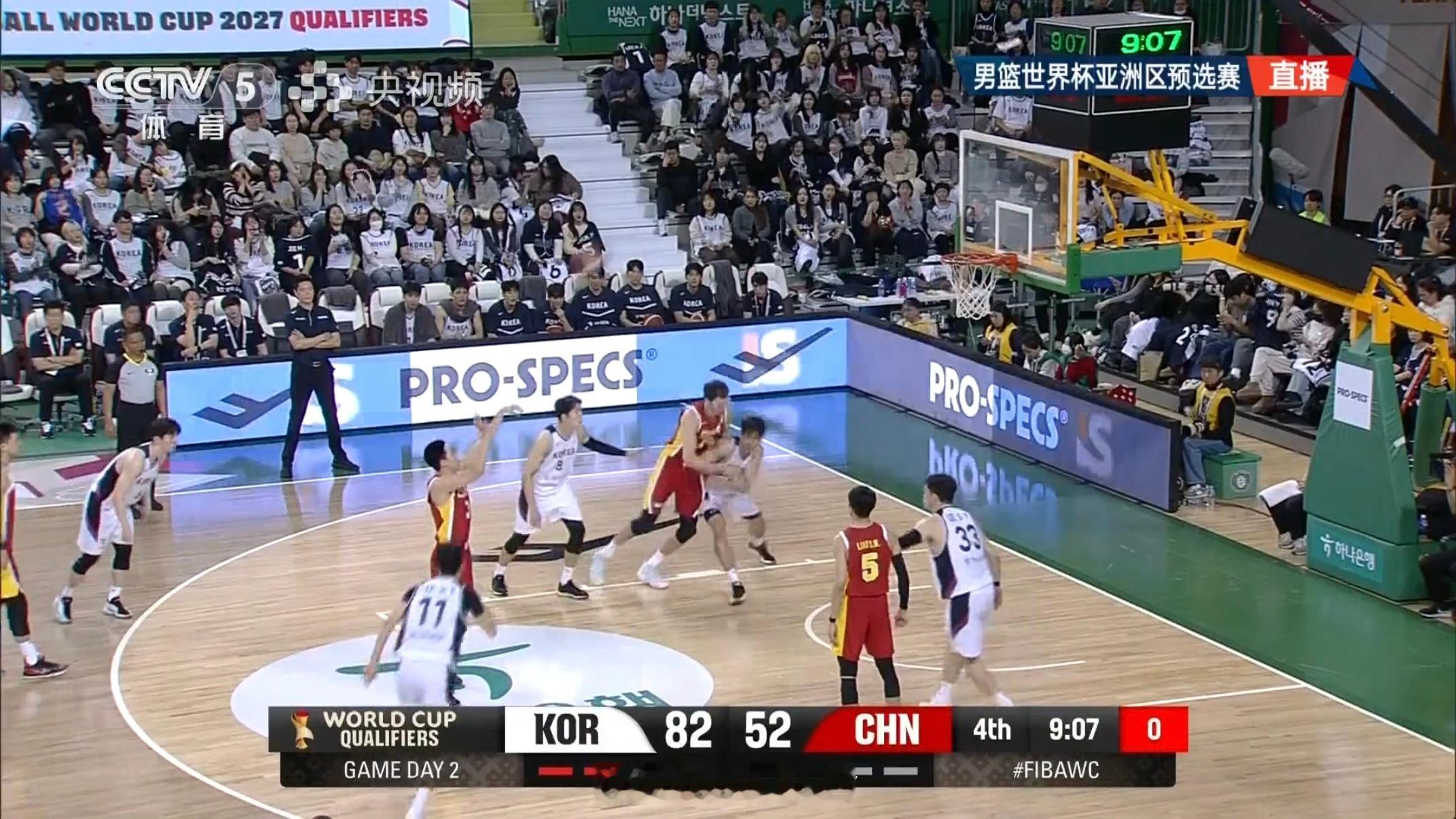 中国男篮vs韩国男篮曾经中国男篮在亚洲是绝对的王者，现在怎么回事儿？我刚打开的时