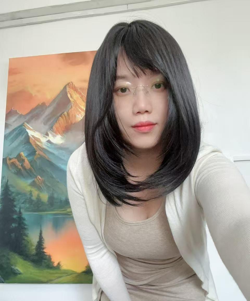 温柔发色，甜美笑容，元气满满的一天！🌞💖甜过初恋的发色 温柔发色 显肤高级感