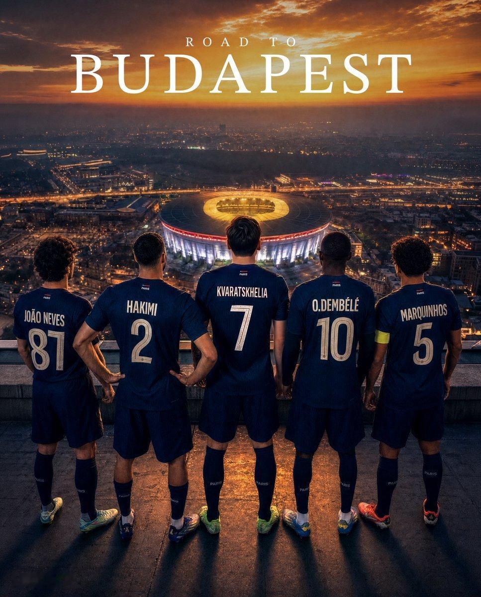 🇭🇺 下一站，布达佩斯！🤔 你认为大巴黎能否卫冕欧冠冠军？法甲联赛