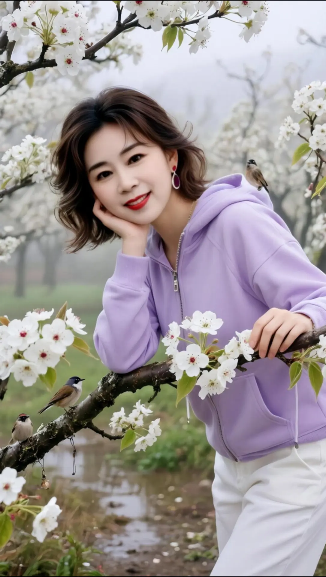 AI春日清新写真 ai创作