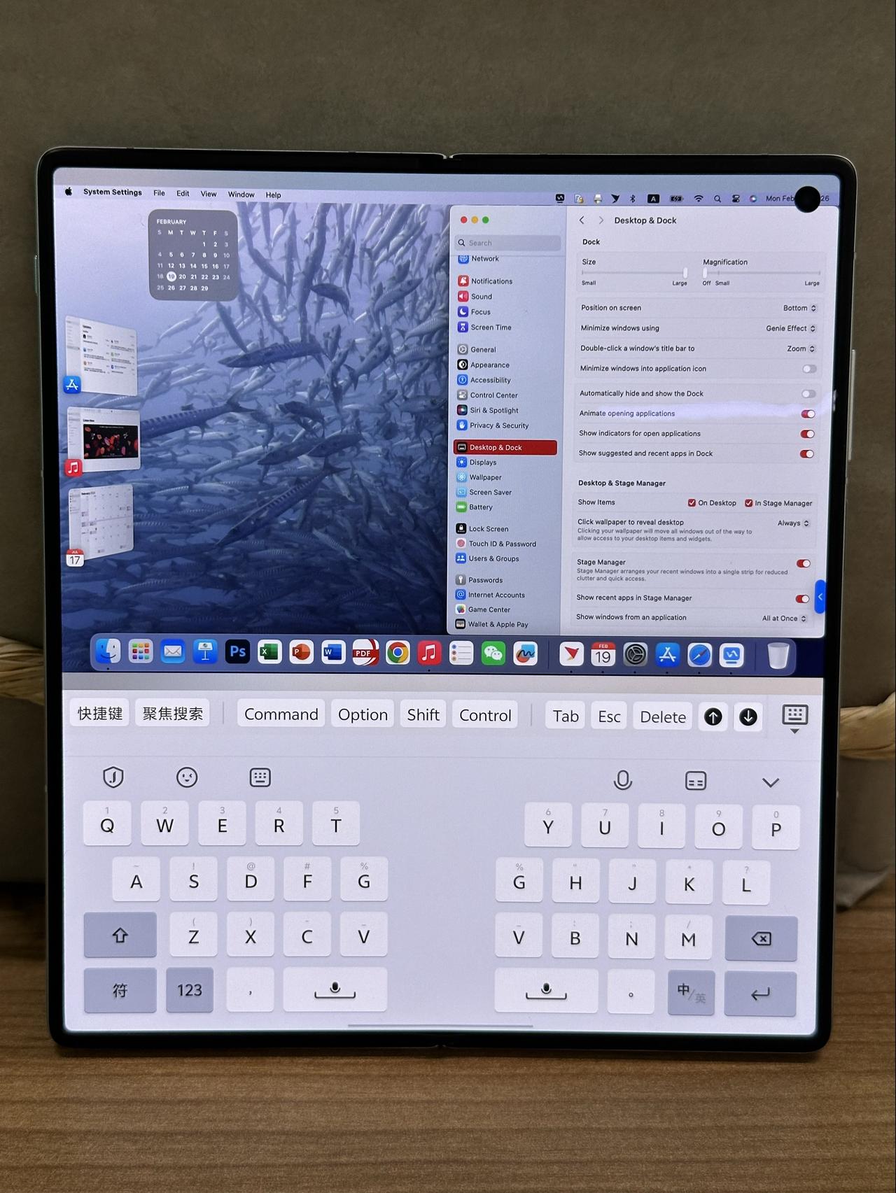 传说中的苹果折叠屏？系统UI界面居然长得有点像macOS[捂脸]，这外观质感，大