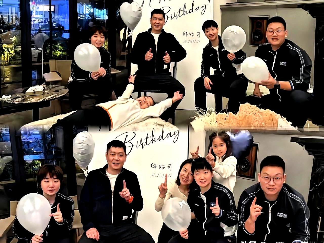 原来今天是邱指导Coco的生日啊！
 

莎莎、翔哥他们都跑来给邱指导过生日，结