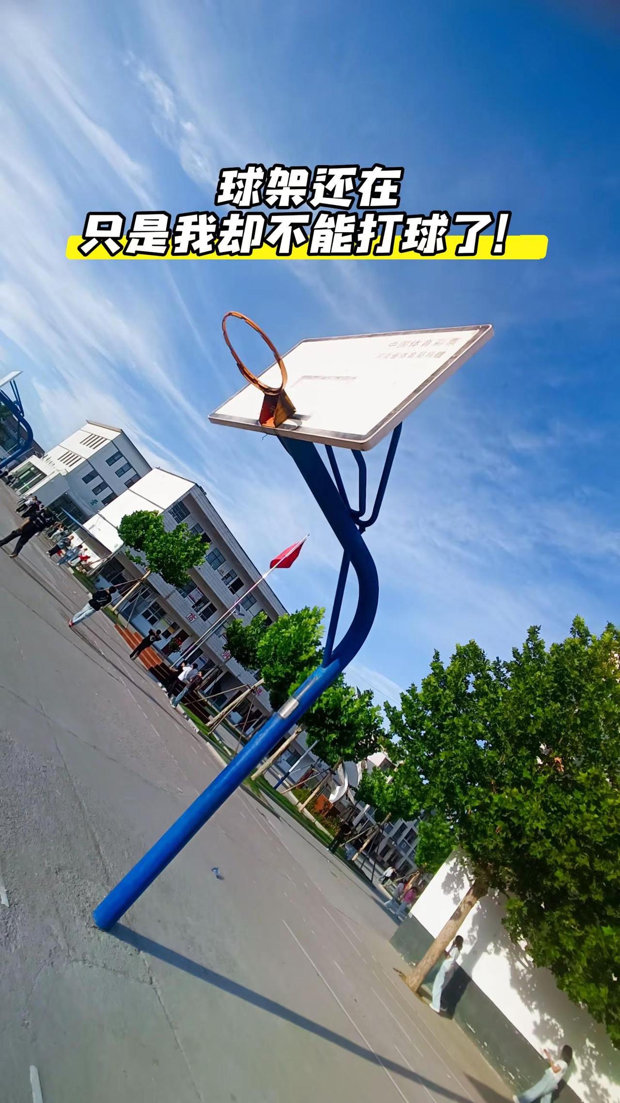 球架还在，只是我的膝盖再也不能打球了！