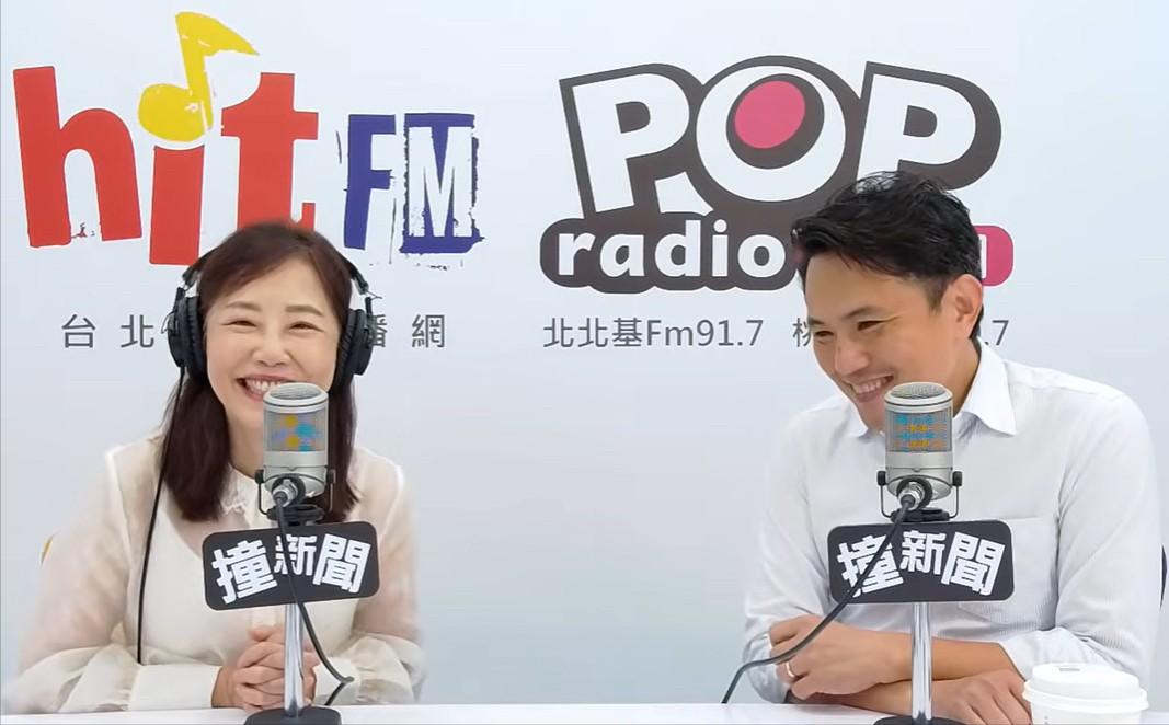 7月21日尹乃菁现身广播节目，专访新任国民党文传会主委陈以信，这是她今年1月主动