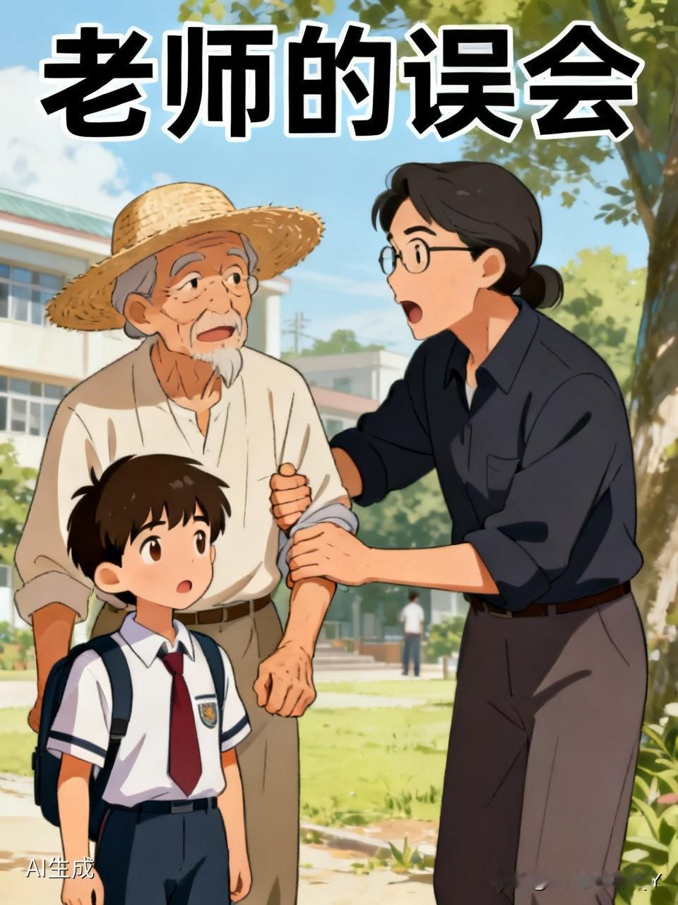 瞧瞧这个小学生有多机灵
学校有位老师，让一个调皮学生回家叫家长来学校。
这学生怕