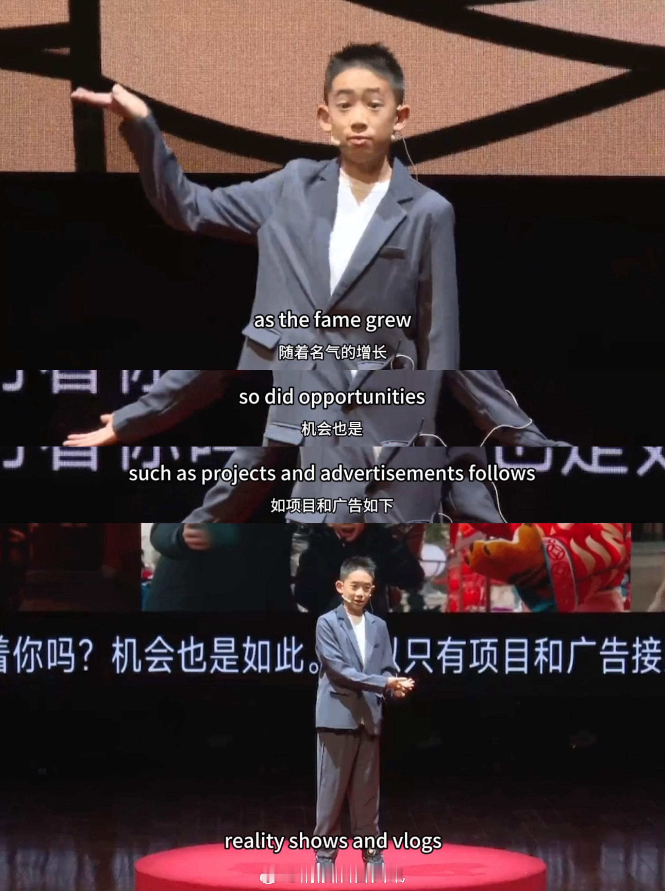 #Jasper爸爸去哪儿含金量还在上升##应采儿发Jasper全英文演讲# Ja