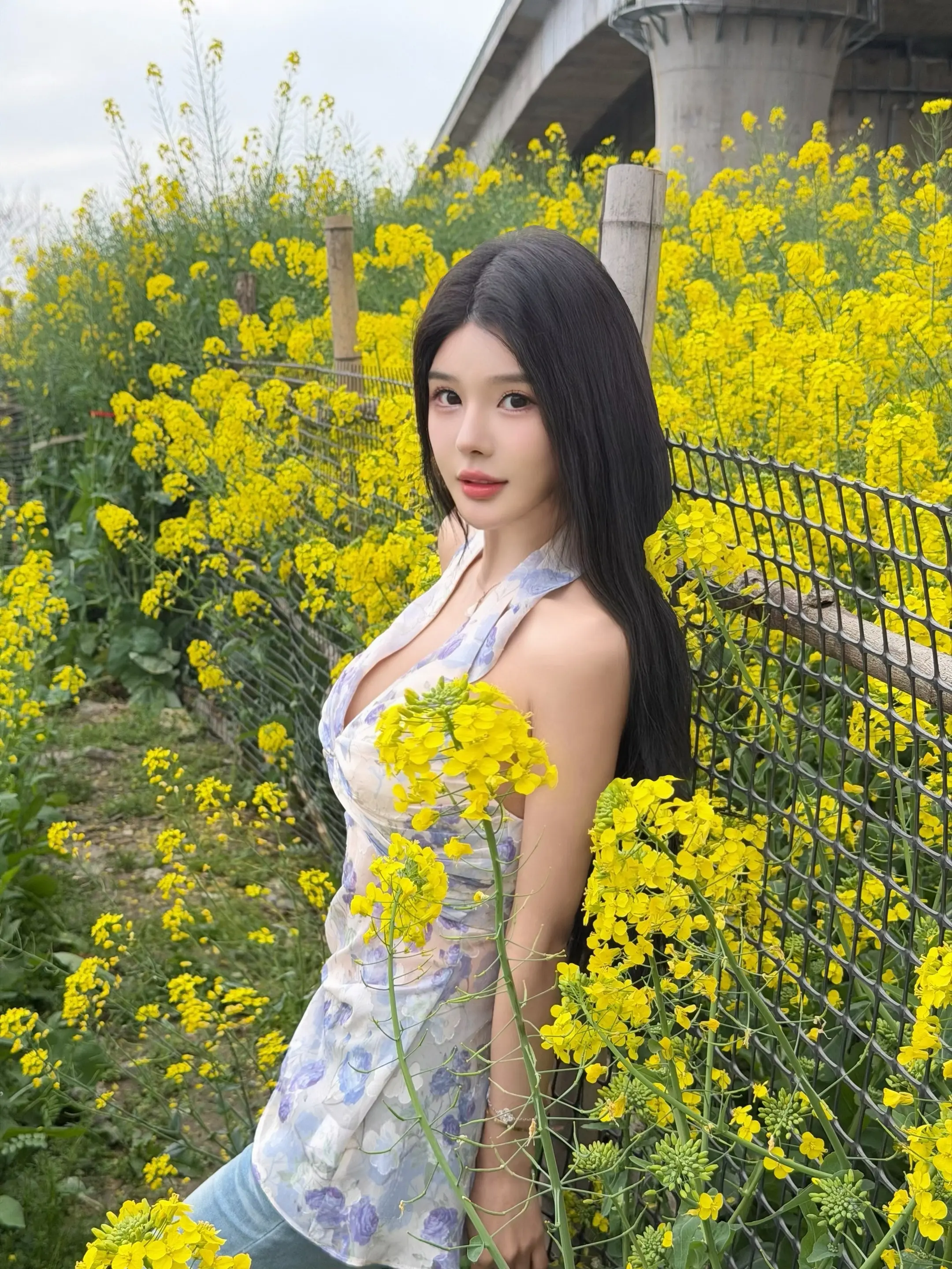 如果治愈有颜色，那一定是这片油菜花的金黄