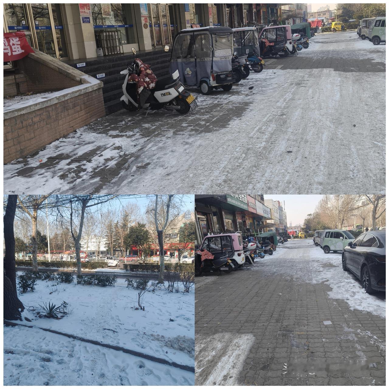 这已是2026年的第2场雪了，
脚踩着小区里还没化完的冰渣路去上班。

太阳升起