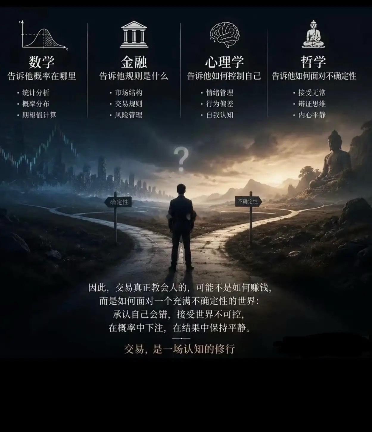 周末不少老铁私信，想让斌哥分享点交易心得，不谈板块、不讲指标，只聊交易者一生都要