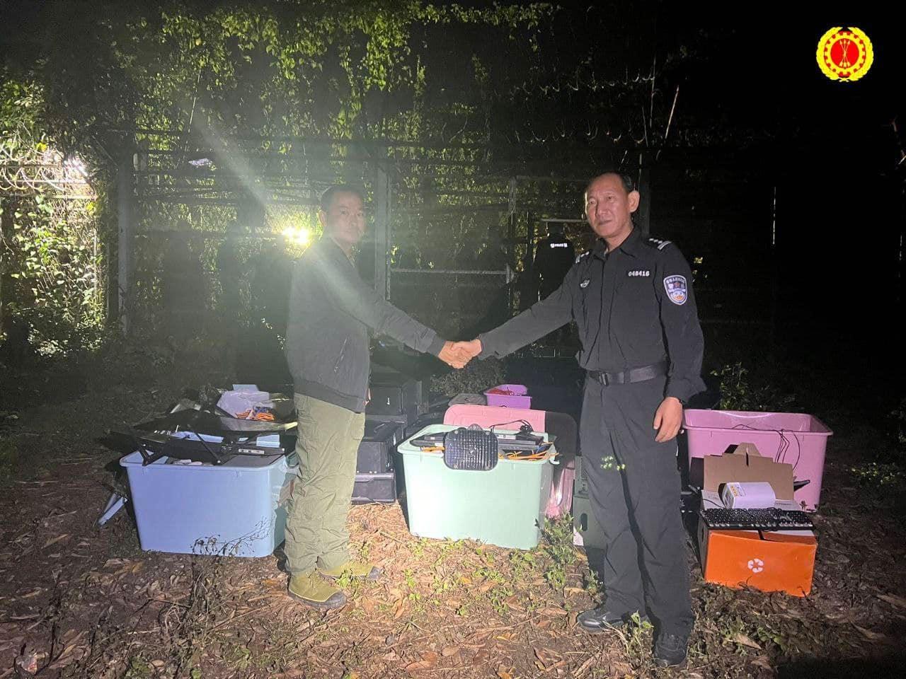北掸邦军突袭了掸邦北部靠近中缅边境的木姐县南坎镇的一电信诈骗团伙，逮捕88名中国
