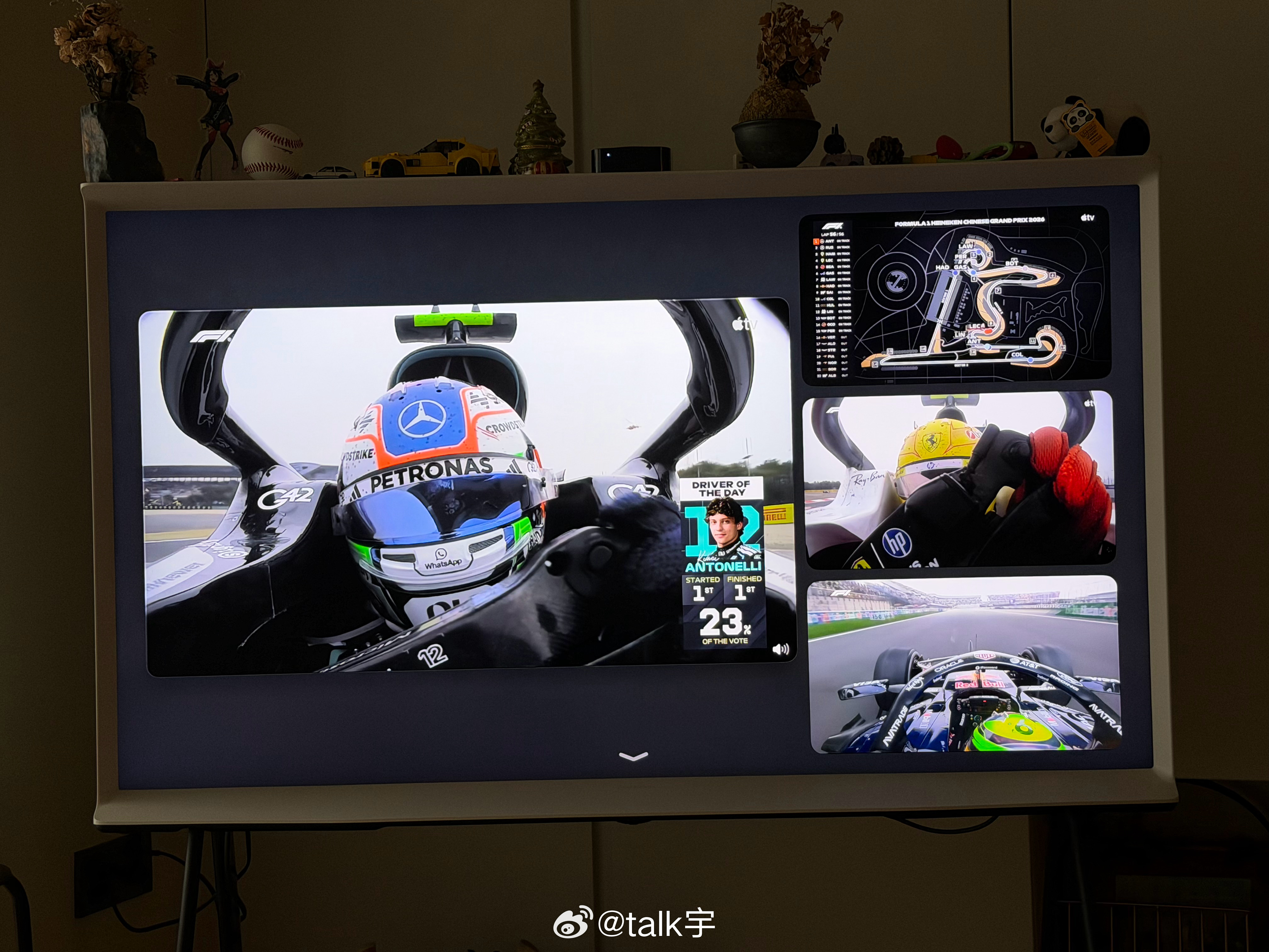 小kimi 生涯首胜 首次PTW 最佳车手汉密尔顿首次代表法拉利在正式比赛中登台