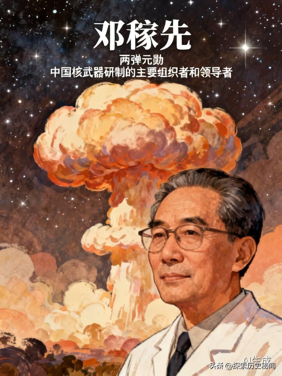 邓稼先的历史地位那绝对是无可撼动、无比崇高的。他是中国核武器研制与发展的主要组织