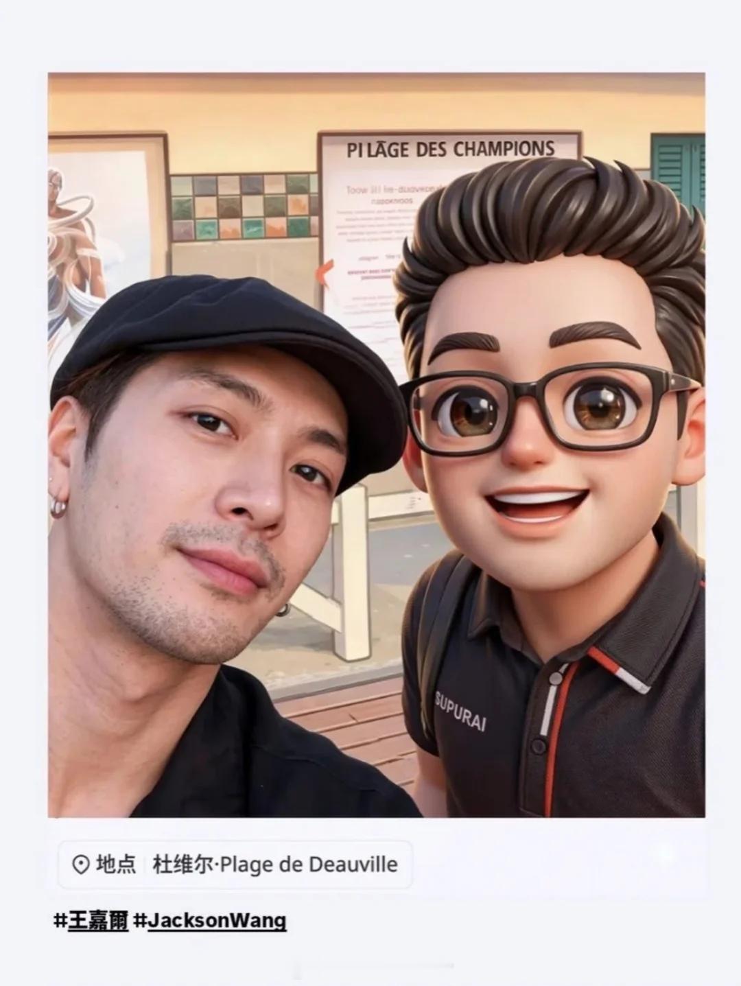 王嘉尔现身奚梦瑶何猷君婚礼 有现场宾客晒出了和王嘉尔的合照，期待和新郎新娘的合照