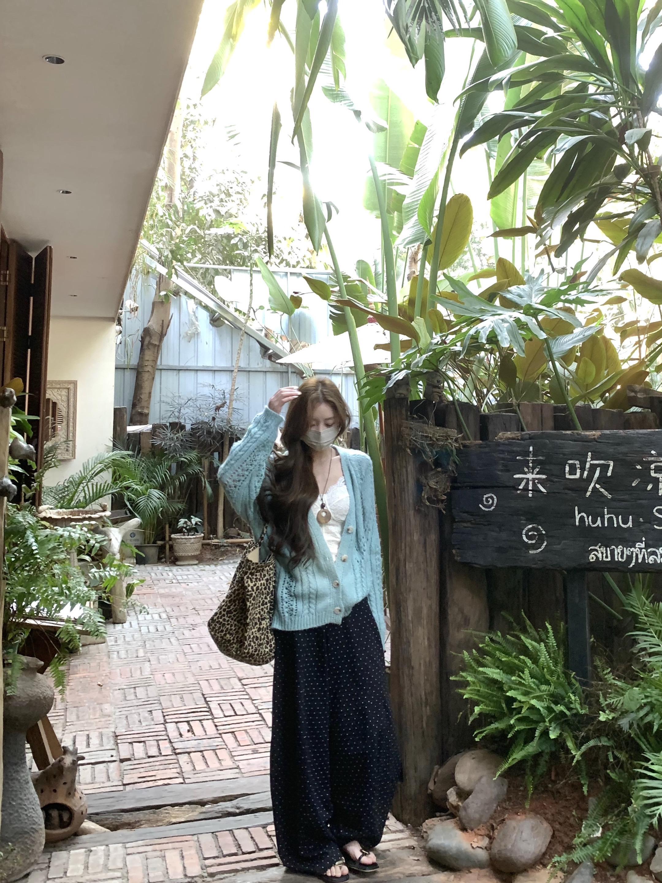 穿搭 慵懒风穿搭 亮色系 春季穿搭 开衫外套