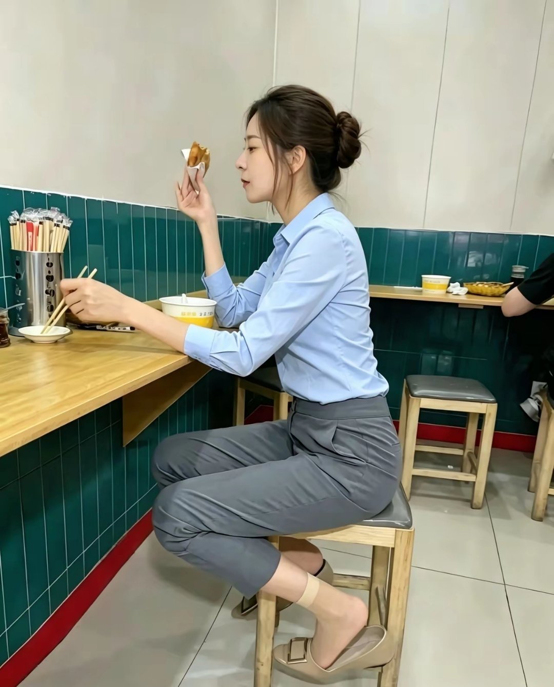 猜猜她是做什么职业的 
