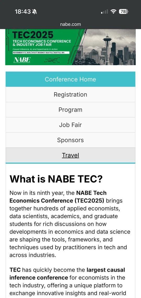 2025 NABE TEC - 给自己打下广告
又到一年一度NABE Tech 