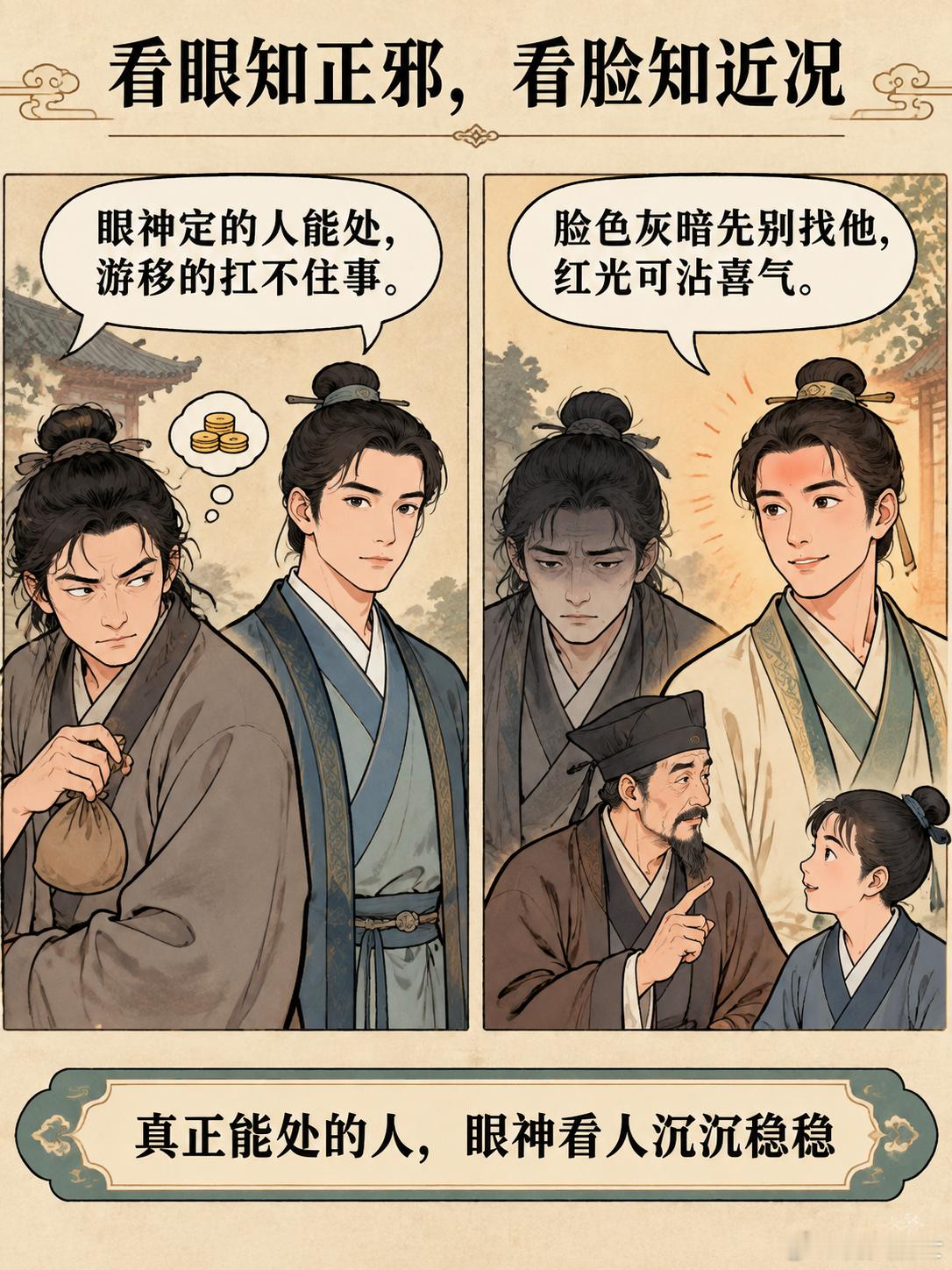 识人看人的六条口决，借鉴一下 ​​​