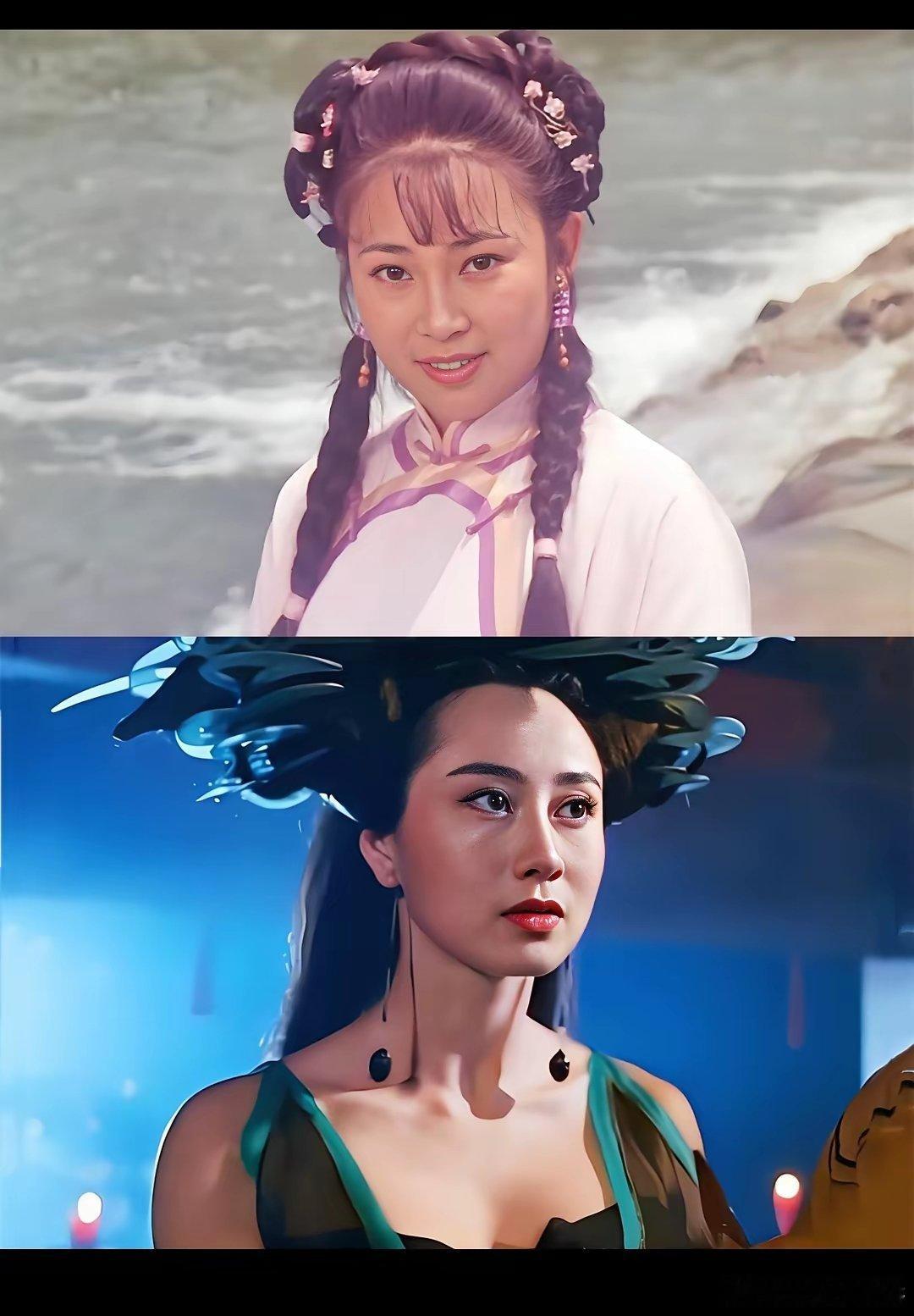 其实黄秋燕也很漂亮，只是她没有利智洋气，没有利智会打扮！最要是她身上少了利智的妩