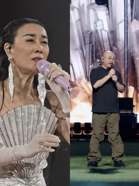 那英这场演唱会结束后，网上又掀起了一场关于她和刀郎的讨论。有人拿两人的演唱会阵容