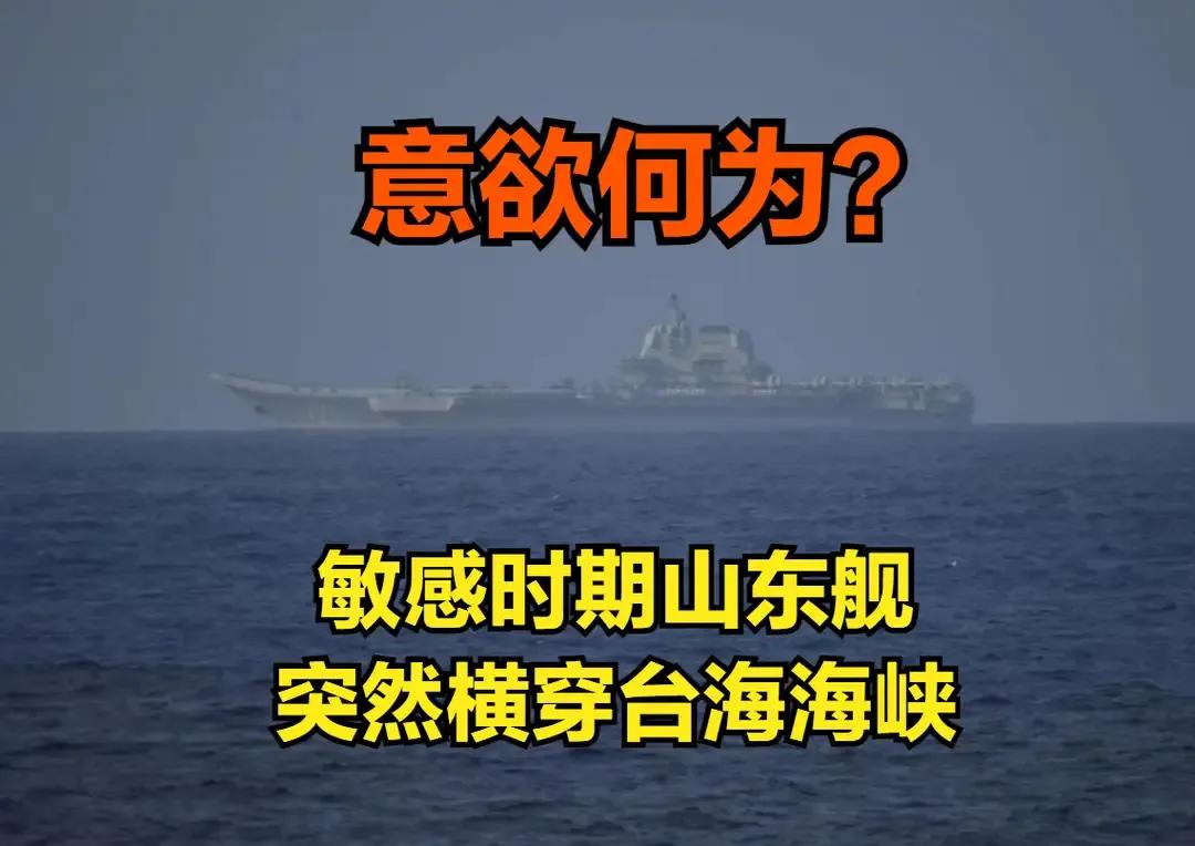 【中国航母穿过台湾海峡就是施压，美国军舰就是为了和平，美国赤裸裸的双标不仅无耻更