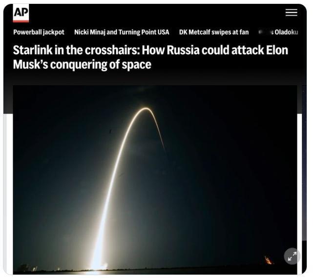 【⚠️俄罗斯可能正在研发一种针对埃隆·马斯克星链系统的武器。】北约情报部门怀疑俄